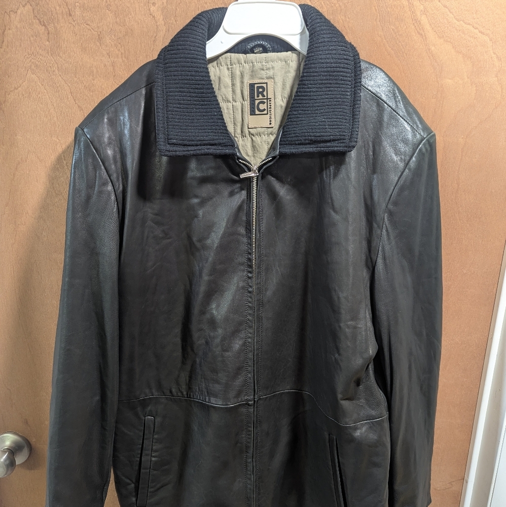 Robert Comstock expeditions leather jacket
